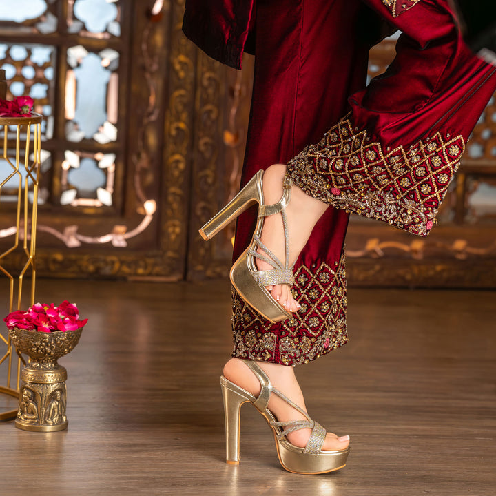 Bridal Sandal Heels